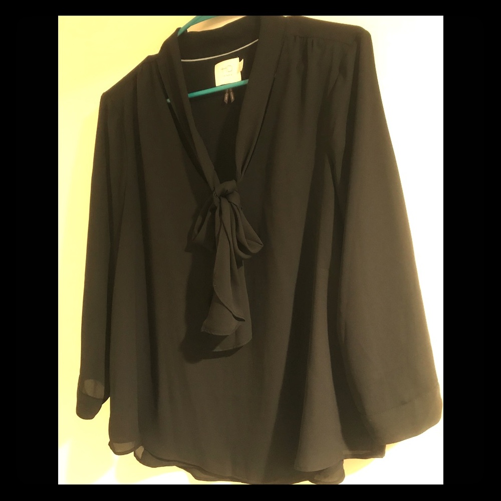 Rayon tie blouse